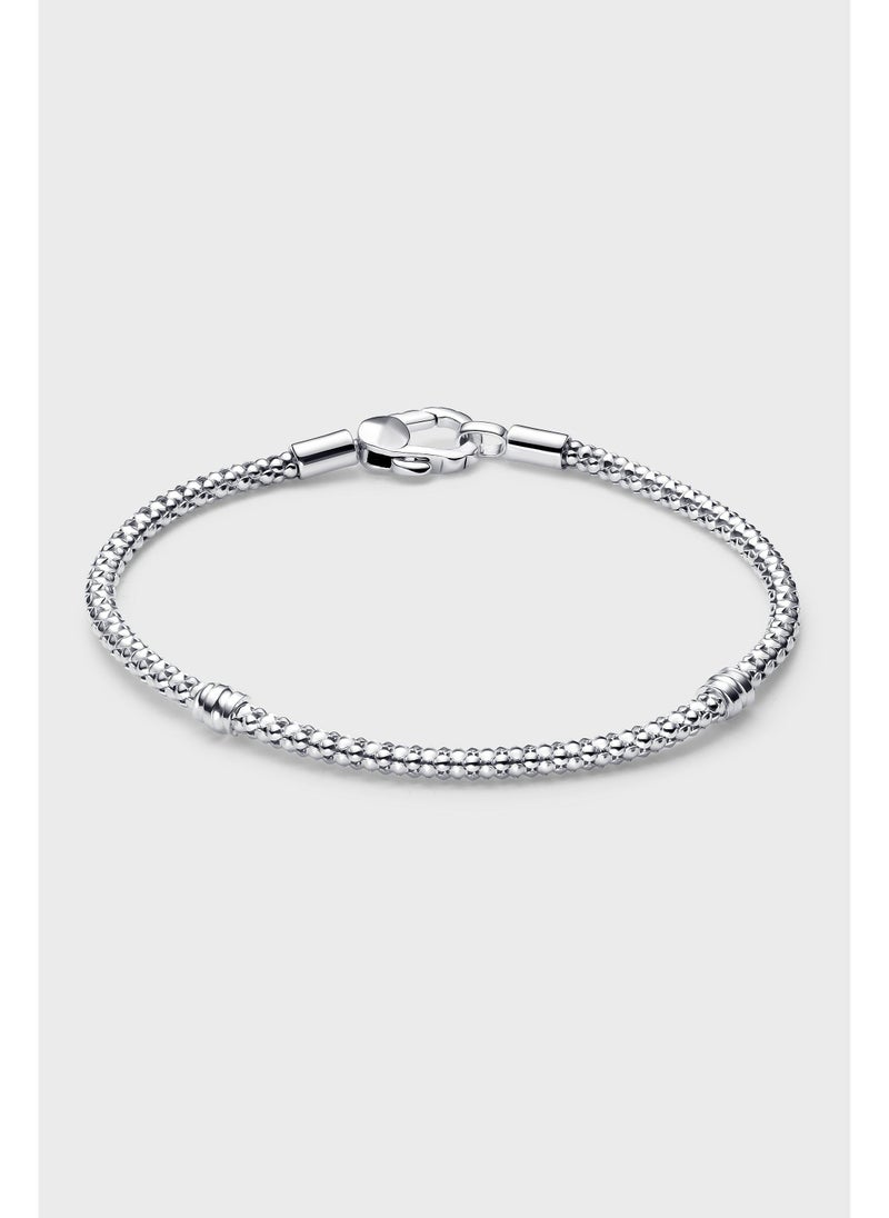 PANDORA Studded Chain Sterling Silver Bracelet  - Image 1