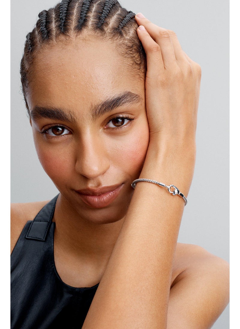 PANDORA Studded Chain Sterling Silver Bracelet  - Image 3