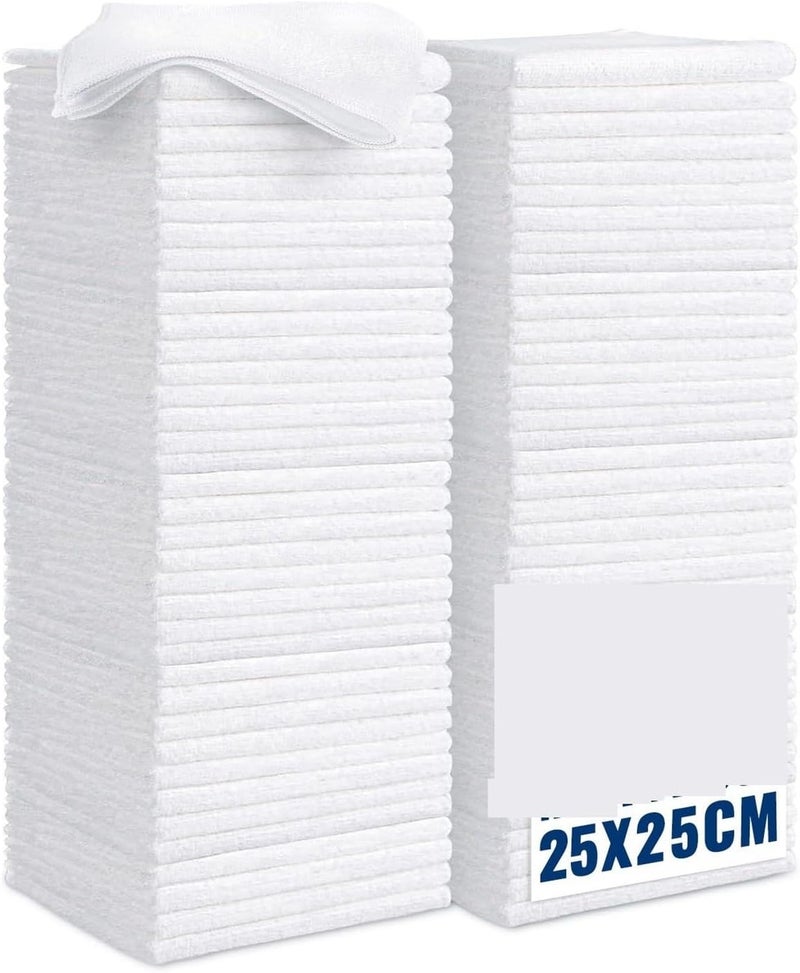 Cleaning Cloths for Kitchen, Bathroom, and Household Use (1 to 24-Pack Options)(25X25CM,10pcs) - Image 2