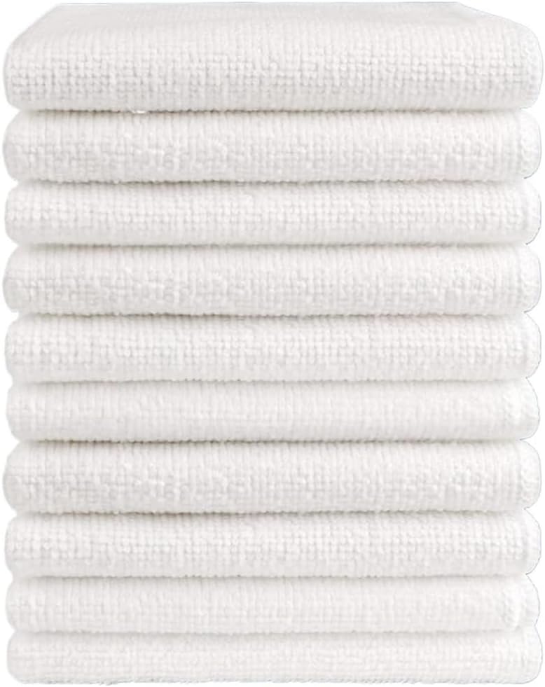 Cleaning Cloths for Kitchen, Bathroom, and Household Use (1 to 24-Pack Options)(25X25CM,10pcs) - Image 1