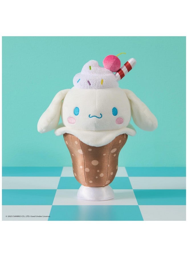GUND دبدوب جوند سانريو الرسمي هالو كيتي وأصدقائها سينامورول جذر البيرة العائم، لعبة دبدوب قابلة للجمع، حيوان محشو للأعمار من 1 وما فوق، وردي، 8 إنش - Image 2
