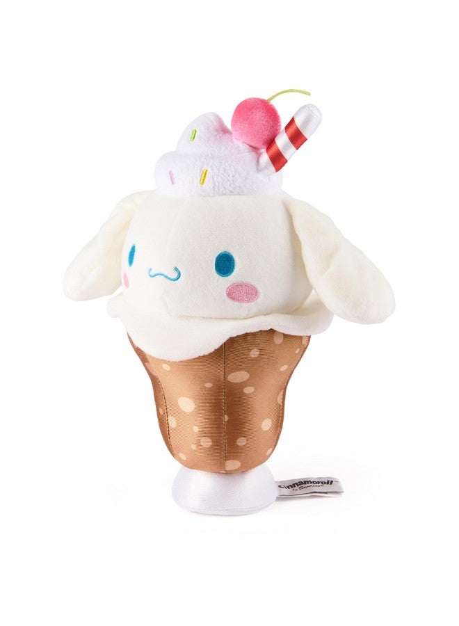 GUND دبدوب جوند سانريو الرسمي هالو كيتي وأصدقائها سينامورول جذر البيرة العائم، لعبة دبدوب قابلة للجمع، حيوان محشو للأعمار من 1 وما فوق، وردي، 8 إنش - Image 3