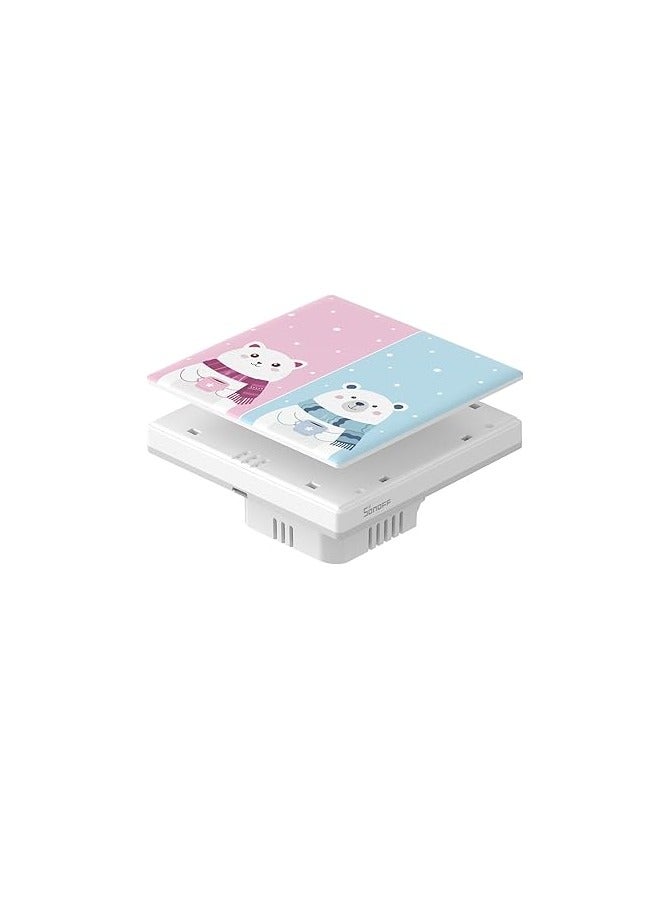 SONOFF "SONOFF T5-2C Ultimate Smart Touch Wall Switch Cover (Cartoon)" - Image 4