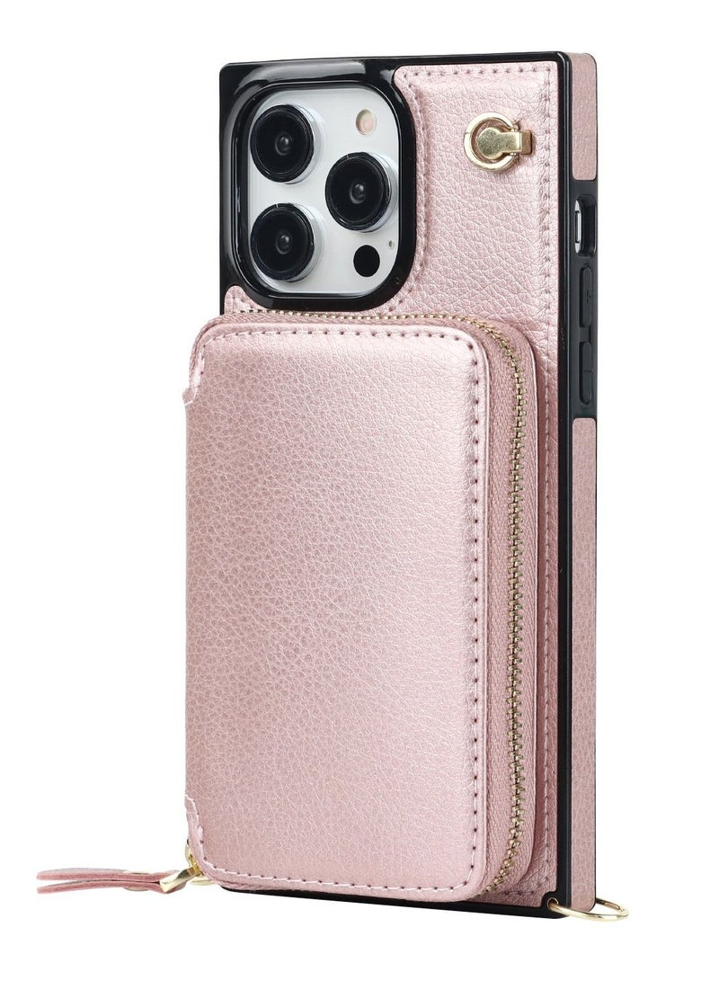 Suteni Back Cover Leather Card Slots Phone Case for iPhone - Image 1