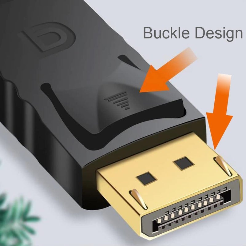 DisplayPort to HDMI Adapter Cable Converter Male DP to Female HDMI 4k - Image 4