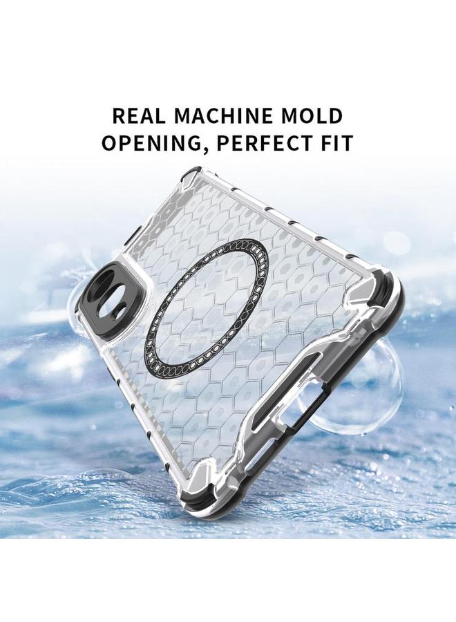 اس-توب جراب لهاتف Samsung Galaxy S25 Edge 5G بحلقة مغناطيسية قرص العسل، جراب هاتف مقاوم للصدمات - Image 5