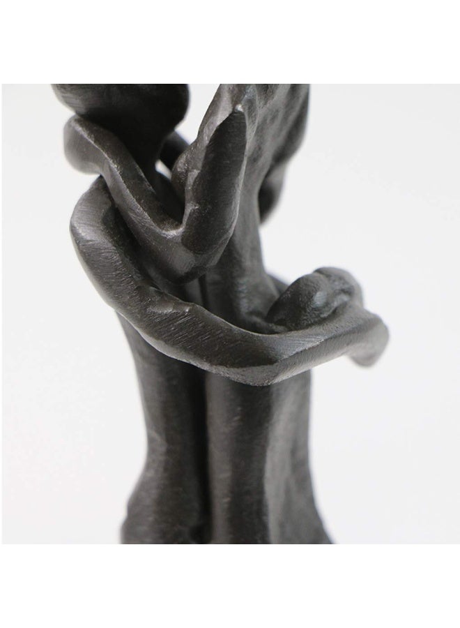 Briskfeel Passionate Kiss Sculpture Art Iron Statue Romantic Metal Ornament Couple Figurine Home and Office Decor A2 Kiss - Image 4