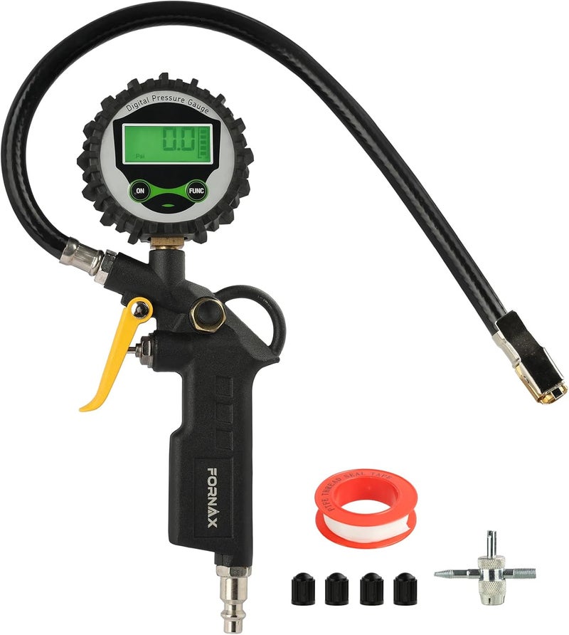 FORNAX Digital Tire Inflator with Pressure Gauge - Image 1