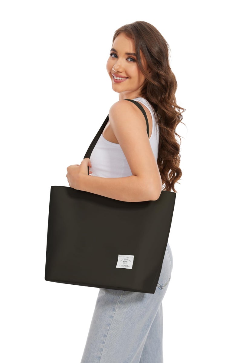 KALIDI FANCY FOREST KALIDI Tote Bag for Women Large Waterproof Shoulder Bag Zipper Casual Hobo Handbag Work Shopping Lightweight - Image 2