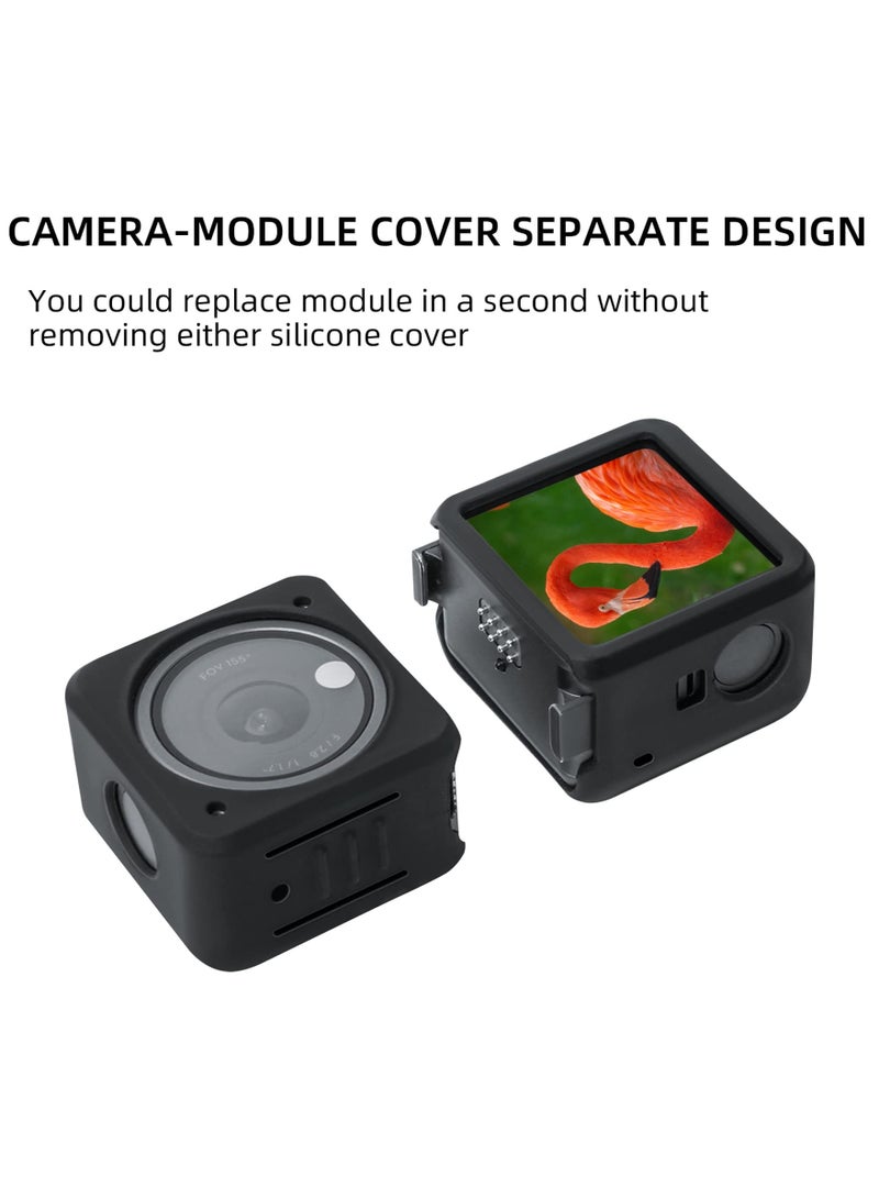 Silicone Protective Case for DJI ACTION 2 - Scratch-Resistant Sleeve for Dual-Screen Combo Camera Accessories (Compatible with Dual-Screen Version) - Image 5
