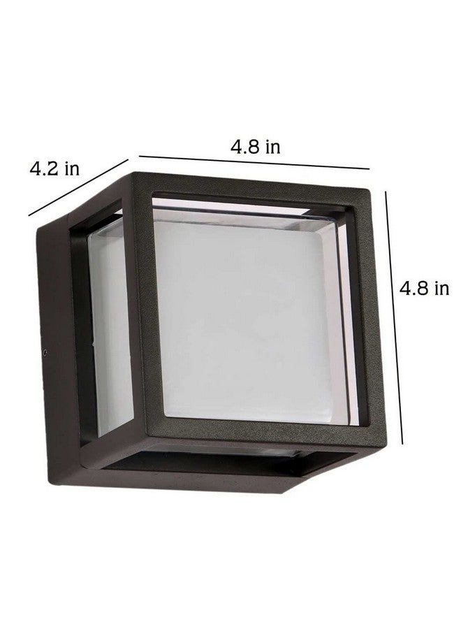 SINOMAN مصباح حائط خارجي أسود SINOMAN مضاد للماء LED، أبيض دافئ لمدخل المنزل، الحدائق، الممرات، الزينة، جانب المسبح، السلالم الخارجية والجدران - Image 5