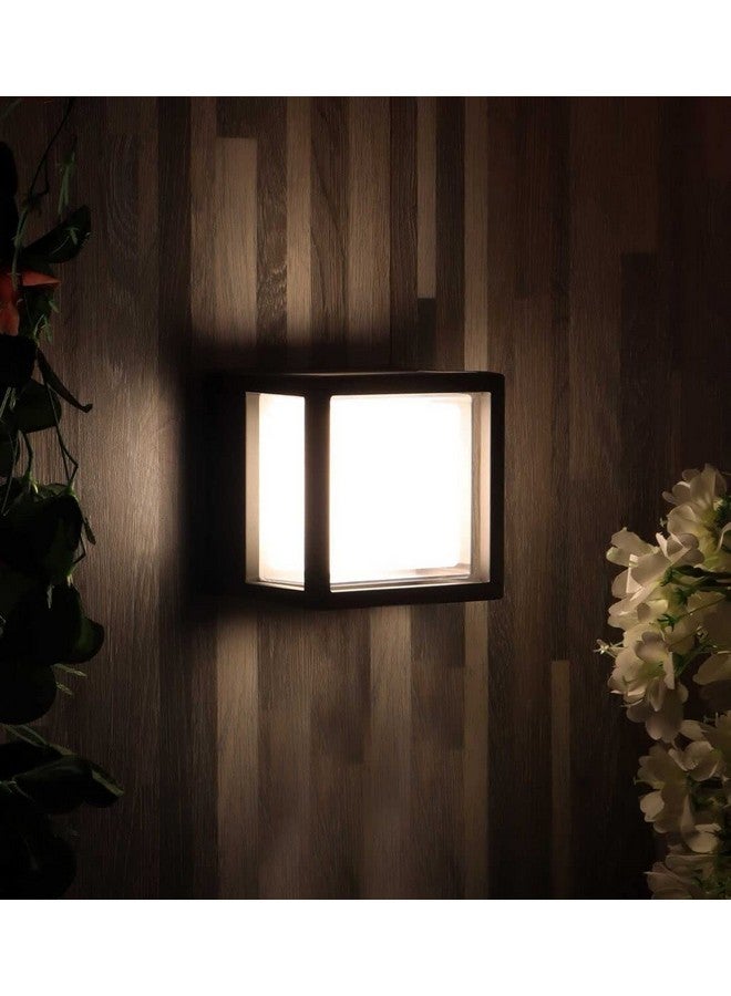 SINOMAN مصباح حائط خارجي أسود SINOMAN مضاد للماء LED، أبيض دافئ لمدخل المنزل، الحدائق، الممرات، الزينة، جانب المسبح، السلالم الخارجية والجدران - Image 1