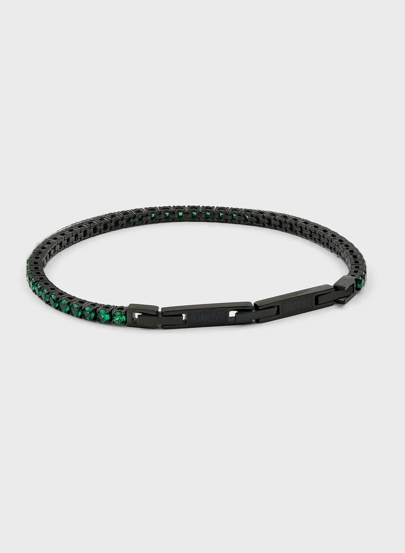 GUESS Casual Logo Buckle Bracelet