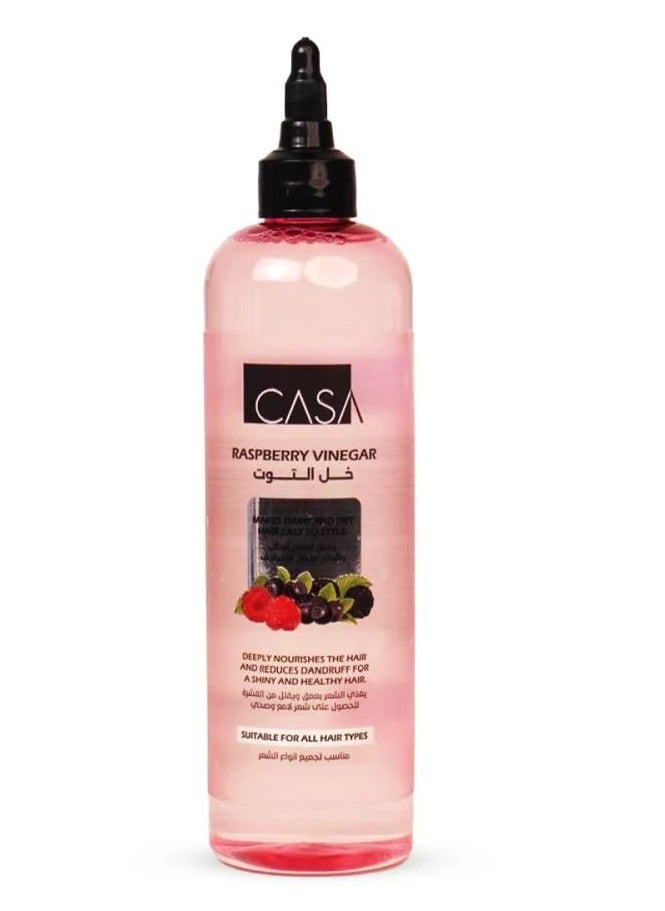 Raspberry Vinegar Tonic- Makes Damp And Dry Hair Easy To Style.