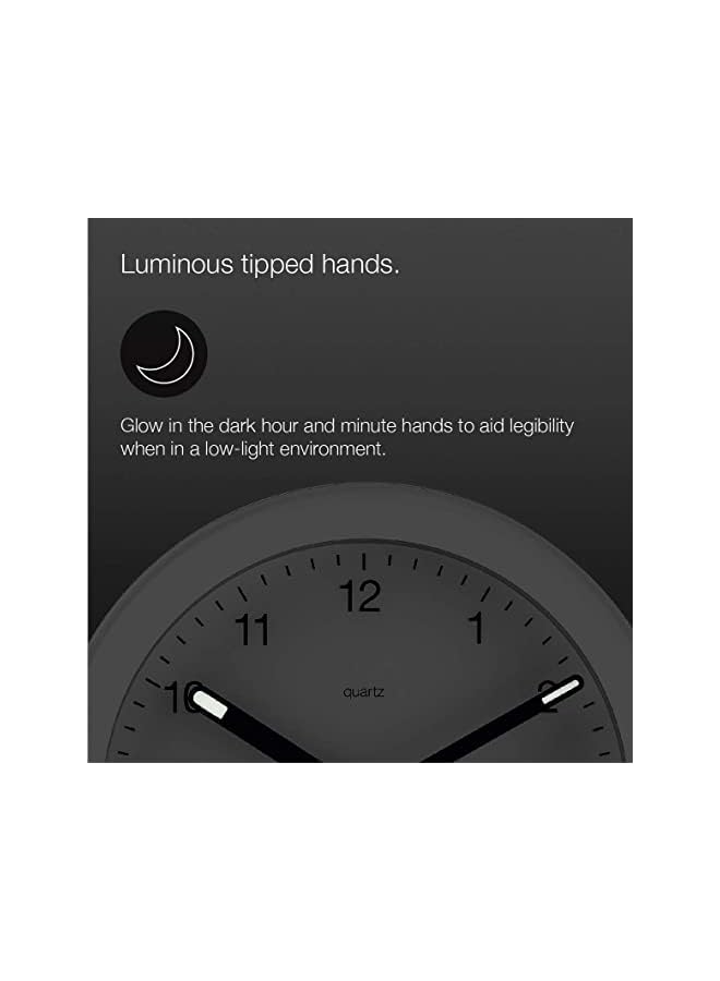 براون ساعة منبه تناظرية كلاسيكية مع قيلولة بعد الظهر وإضاءة خلفية مستمرة، حركة كوارتز هادئة، منبه صوت تنبيه تصاعدي باللون الأبيض، موديل BC22W - Image 5