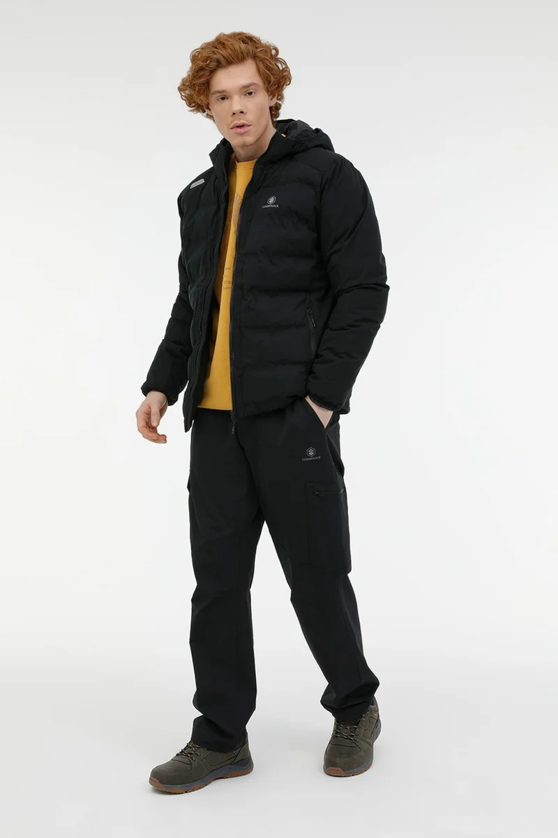 LUMBERJACK M-Acelın Coat 2pr Black Men's Short Coat10