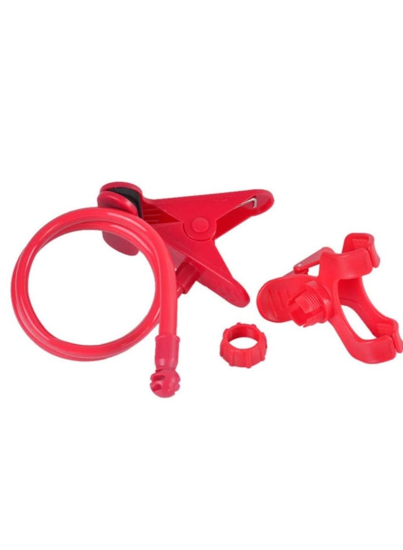 LEDIN Phone Gimbals Bed Car Desktop Lazy Decoration Bracket Phone Holder Mobile Stand For Iphone Samsung Htc All Phone(Red) - Image 2