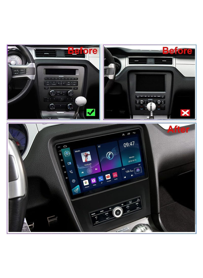 SHEZA STAR - Android Screen For Ford Mustang 2010 To 2014 2GB RAM 32GB Memory Support Apple Carplay Android Auto Full HD Touch Screen 10 Inch built In Bluetooth USB Radio WiFi Play Store Backup Camera included - Image 1