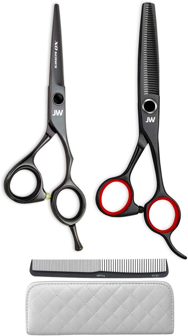JW Shears XO Series Hair Cutting Shears  Thinner  Case Included 60