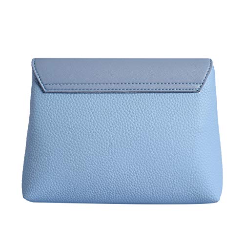 Lino Perros Lavender Faux Leather Sling Bag (BLUE) - Image 5