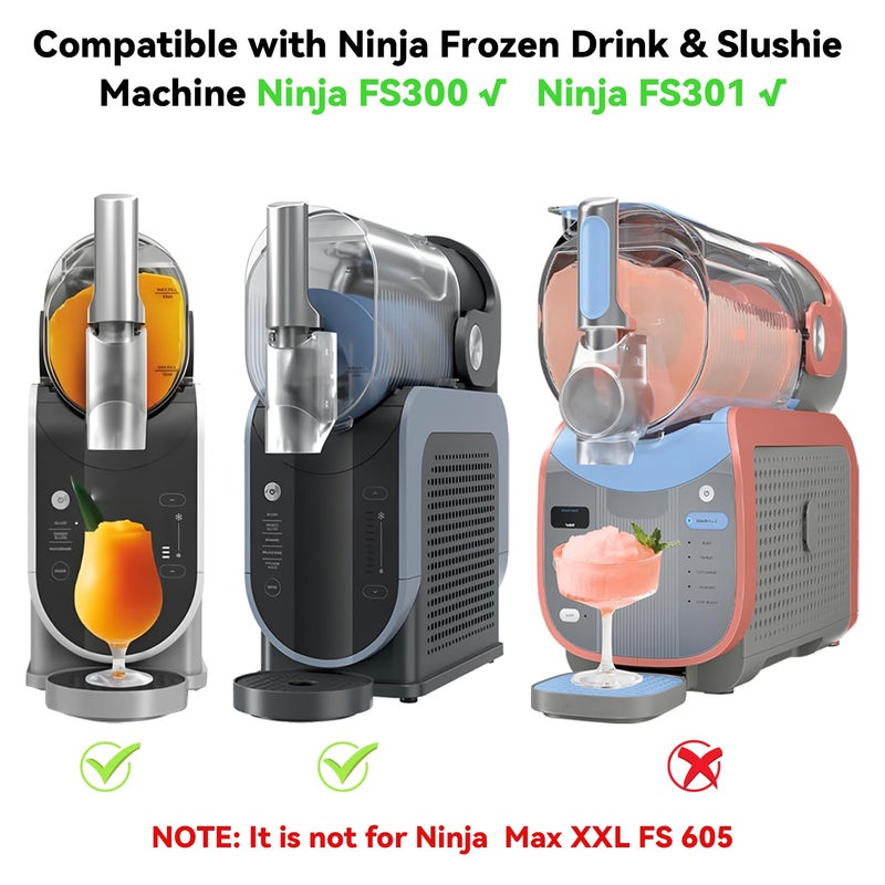 AODPWEN Silicone Funnel with Lid Compatible with Ninja Slushie Machine, Food Grade Funnel for Ninja Slushie Machine FS301 - Image 3