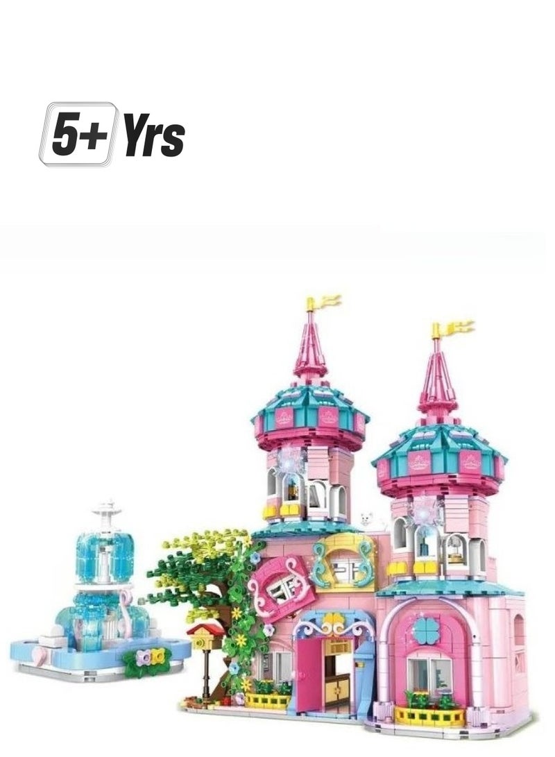 WOMA Princess Castle Set - Princess Castle Building Blocks Sets for Kid Construction for Girls Character Dolls Builds. - Image 1