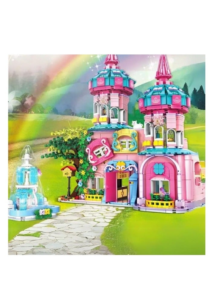 WOMA Princess Castle Set - Princess Castle Building Blocks Sets for Kid Construction for Girls Character Dolls Builds. - Image 4