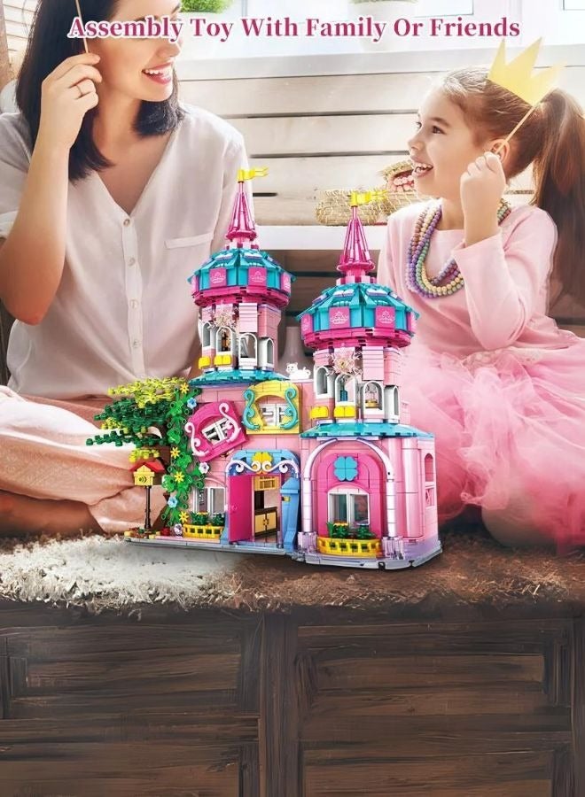 WOMA Princess Castle Set - Princess Castle Building Blocks Sets for Kid Construction for Girls Character Dolls Builds. - Image 2