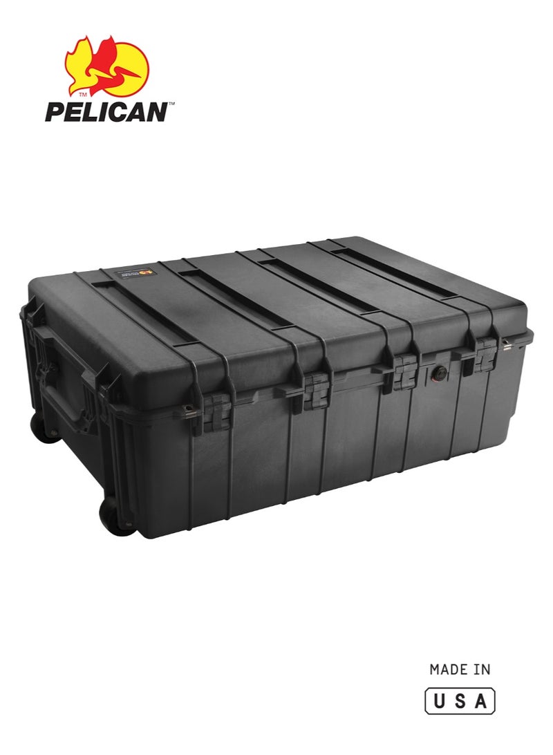 Pelican 1730 Protector Transport Case With Foam (Black) - Heavy Duty Waterproof Hard Case with Wheels - Image 3
