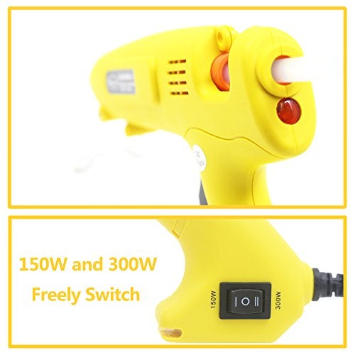 Anyyion 300W Industrialt Glue Gun – High Output Professional Adjustable Switch – Professional Grade Hot Glue Gun for Carpentry, Repairs & Remodeling - Image 4