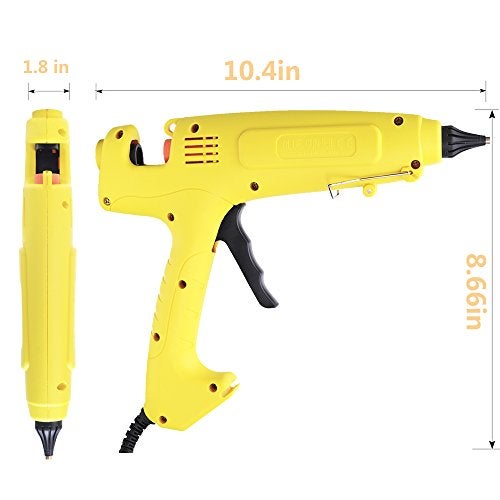 Anyyion 300W Industrialt Glue Gun – High Output Professional Adjustable Switch – Professional Grade Hot Glue Gun for Carpentry, Repairs & Remodeling - Image 5
