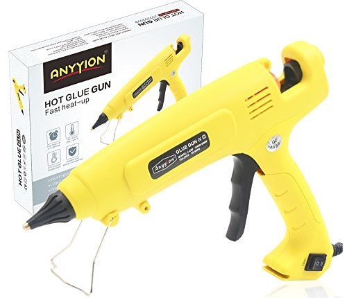 Anyyion 300W Industrialt Glue Gun – High Output Professional Adjustable Switch – Professional Grade Hot Glue Gun for Carpentry, Repairs & Remodeling - Image 3
