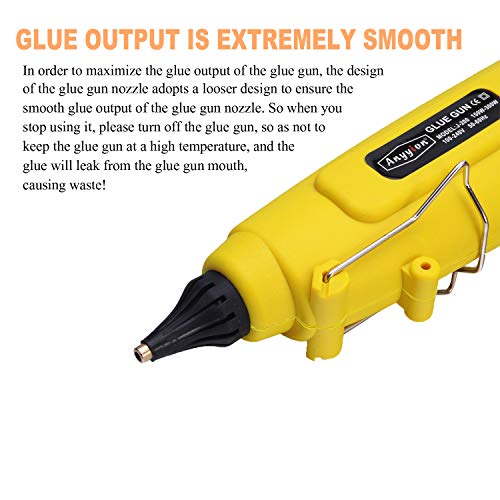 Anyyion 300W Industrialt Glue Gun – High Output Professional Adjustable Switch – Professional Grade Hot Glue Gun for Carpentry, Repairs & Remodeling - Image 2