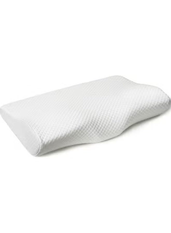 Ergonomic Memory Foam Pillow – Orthopedic Contour Cervical Pillow for Neck Support | Suitable for Side, Back & Stomach Sleepers with Breathable Design & Pillowcase Included - Image 1