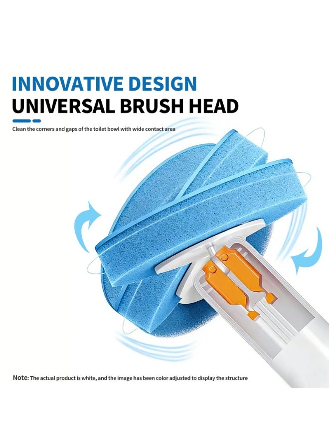 YelaJoy Disposable Toilet Brush,Toilet Wand Kit with 16 High-Performance Refills, Wall Mounted Toilet Brush and Holder for Deep Cleaning Bathroom - Image 5