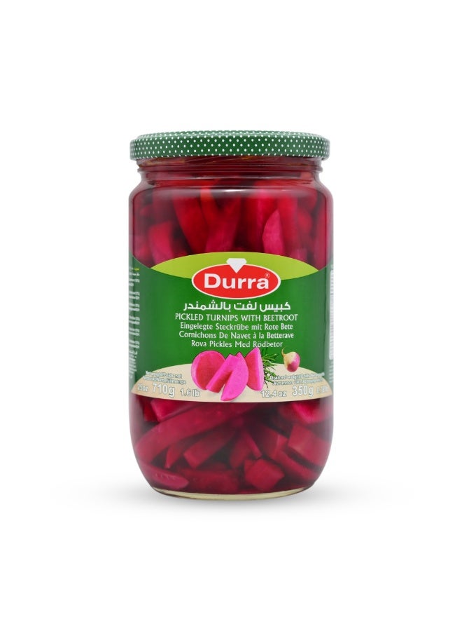 Durra Pickled turnips with beetroot 710g - Image 1
