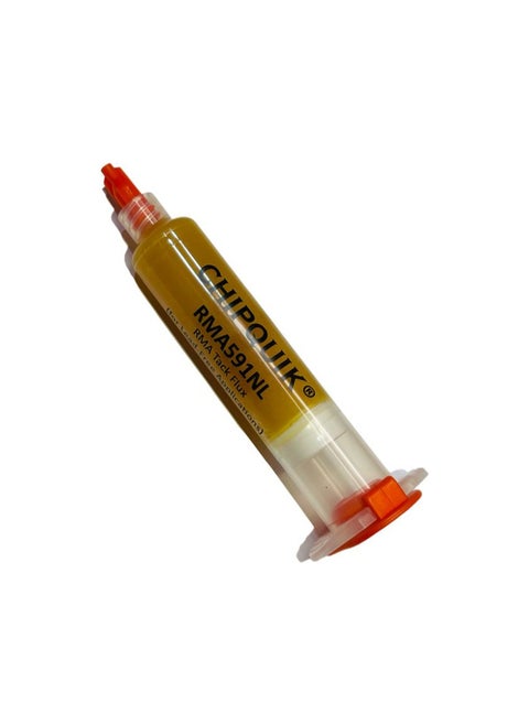 RMA Tack Flux (for Lead-Free) in a 10cc syringe w/plunger & tip