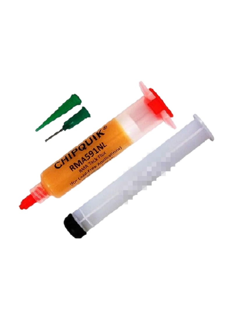 General - RMA Tack Flux (for Lead-Free) in a 10cc syringe w/plunger & tip - Image 1