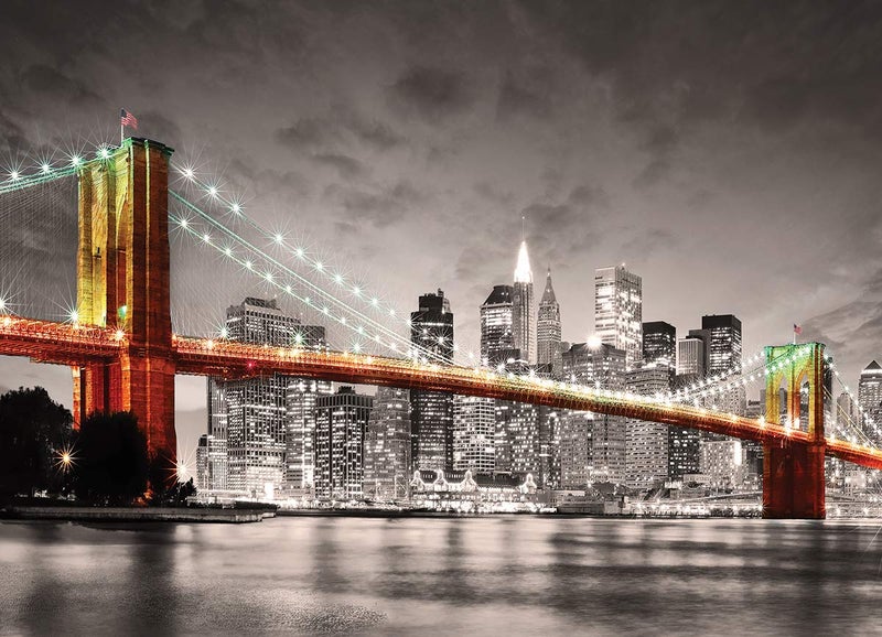 EuroGraphics New York City Brooklyn Bridge Puzzle (1000-Piece) , Gray - Image 2