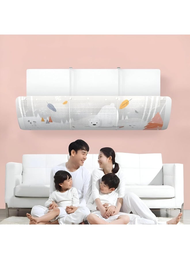 Generic valueable 1 Air conditioner airflow diffuser – prevents air concentration and distributes air evenly. Adjustable dual-ventilated air conditioner diffuser. - Image 3