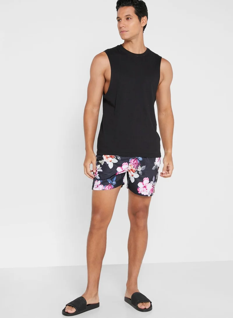 BRAVE SOUL Bravesoul Floral Swim Short