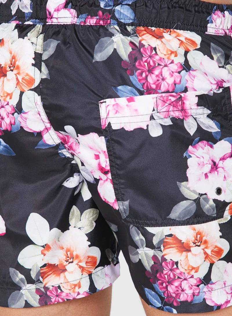 BRAVE SOUL Bravesoul Floral Swim Short