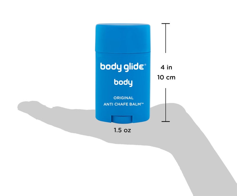 BodyGlide Body Glide Original Anti Chafe Balm | No Chafing Stick | Prevent Arm, Chest, Butt, Thigh, Ball Chafing & Irritation | Trusted Skin Protection Since 1996 |1.5oz - Image 3