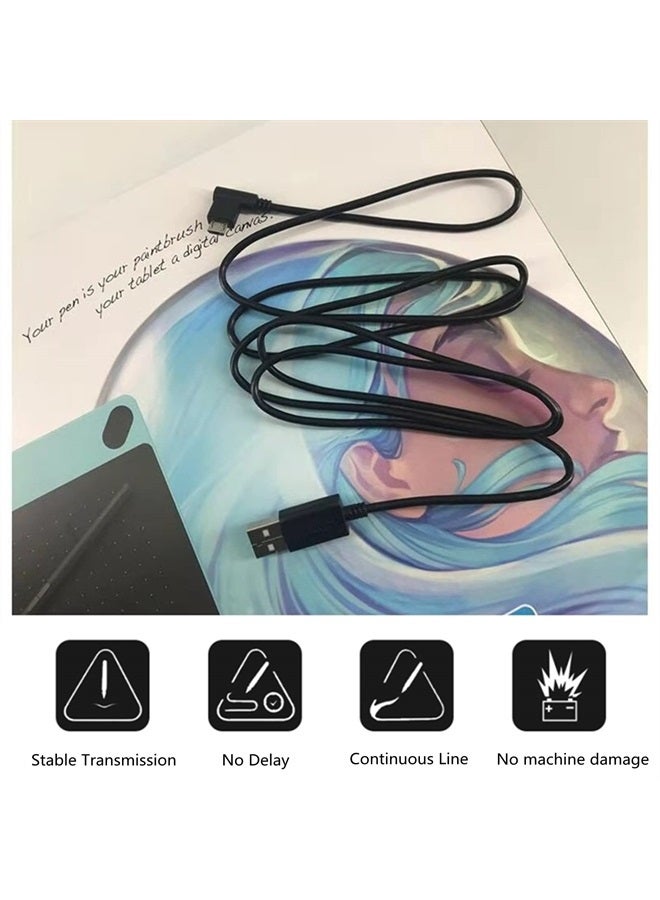 Tobysome Wacom Intuos Cable Replacement Micro USB Charger Cable Charging Cord Data Sync Cord Line for Wacom Intuos CTL480 CTL490 CTL690 CTH480 CTH490 CTH680 CTH690 and Wacom Bamboo CTL471 CTL671 CTL680 CTH470 - Image 5