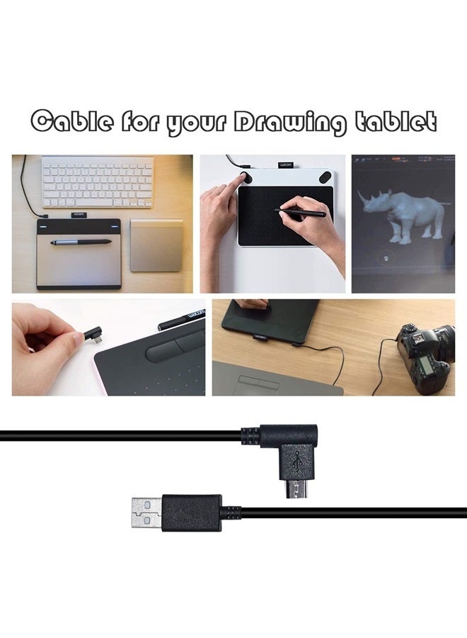 Tobysome Wacom Intuos Cable Replacement Micro USB Charger Cable Charging Cord Data Sync Cord Line for Wacom Intuos CTL480 CTL490 CTL690 CTH480 CTH490 CTH680 CTH690 and Wacom Bamboo CTL471 CTL671 CTL680 CTH470 - Image 4