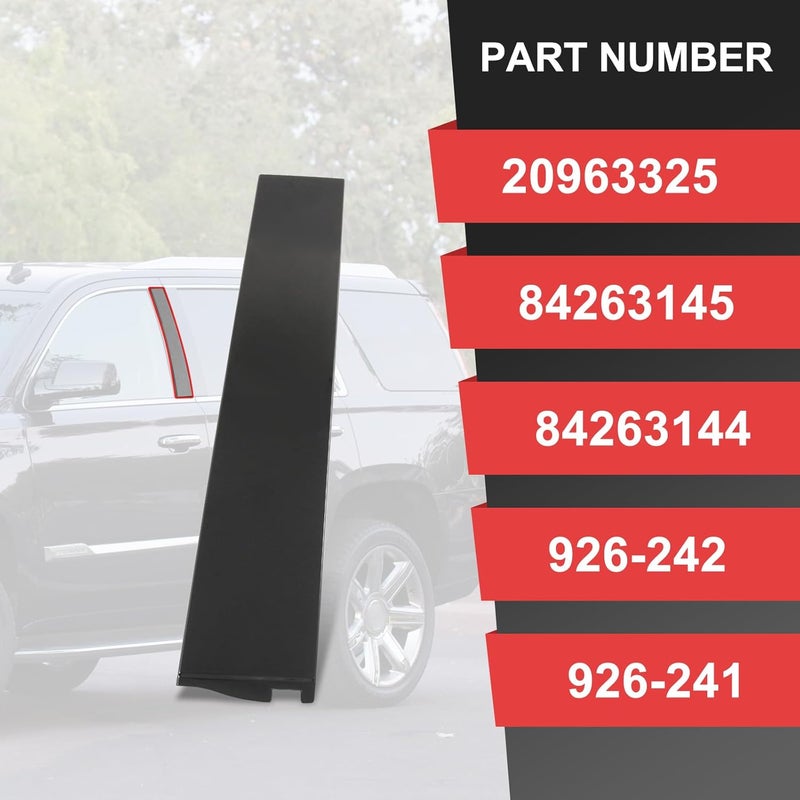 CARMOCAR B Pillar Window Trim Molding for Cadillac and Chevrolet - Image 4