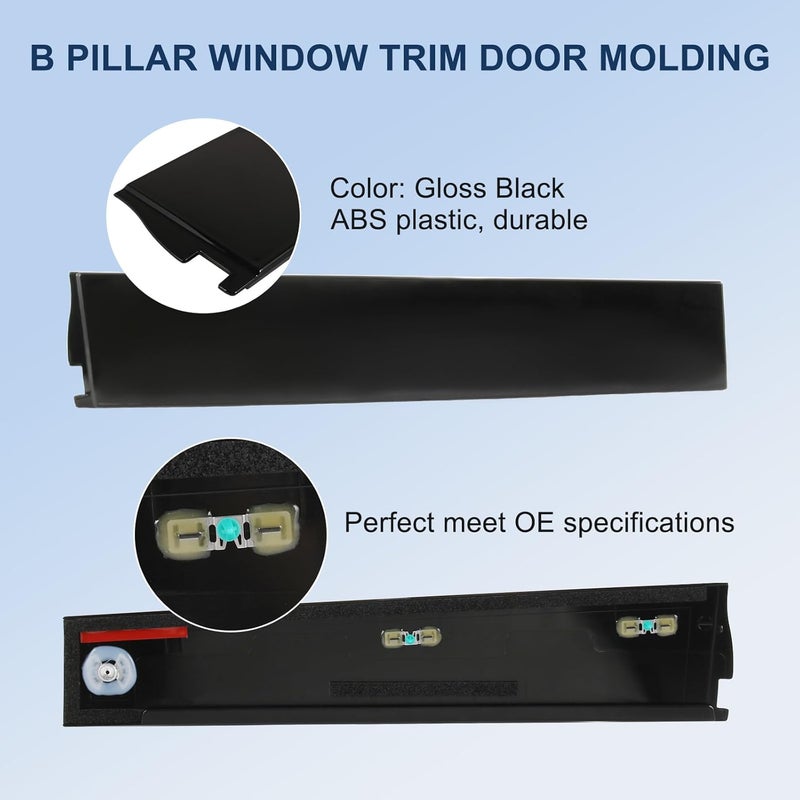 CARMOCAR B Pillar Window Trim Molding for Cadillac and Chevrolet - Image 5