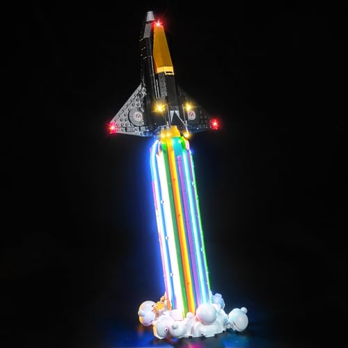 BrickBling LED Lights Compatible with Lego Over The Moon Creative Light Kit Compatible with Lego 10391 Lights Only No Model - Image 1