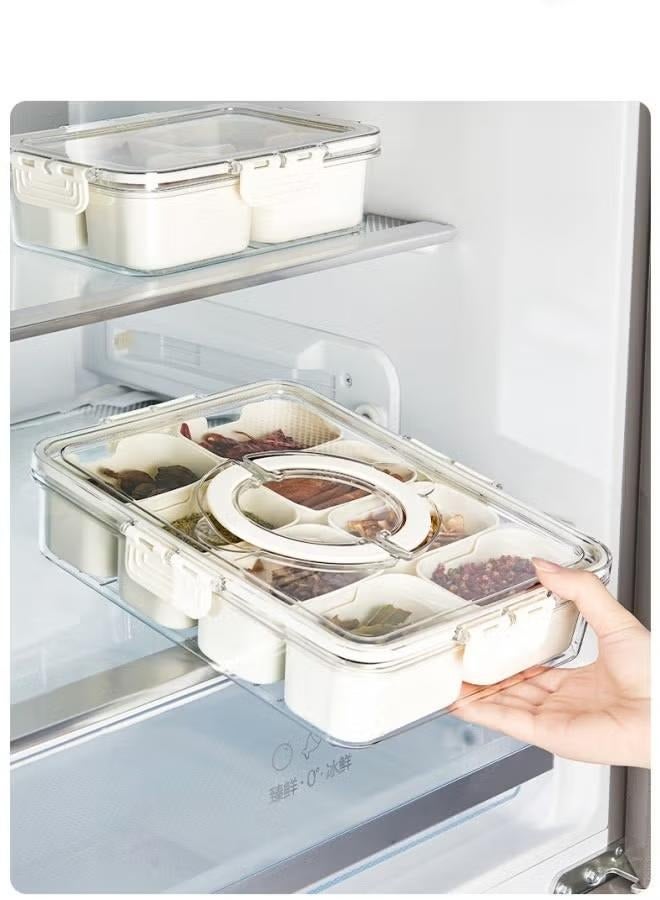Seasoning Box Spice Jar Multi Compartment Kitchen Accessories Condiment Container