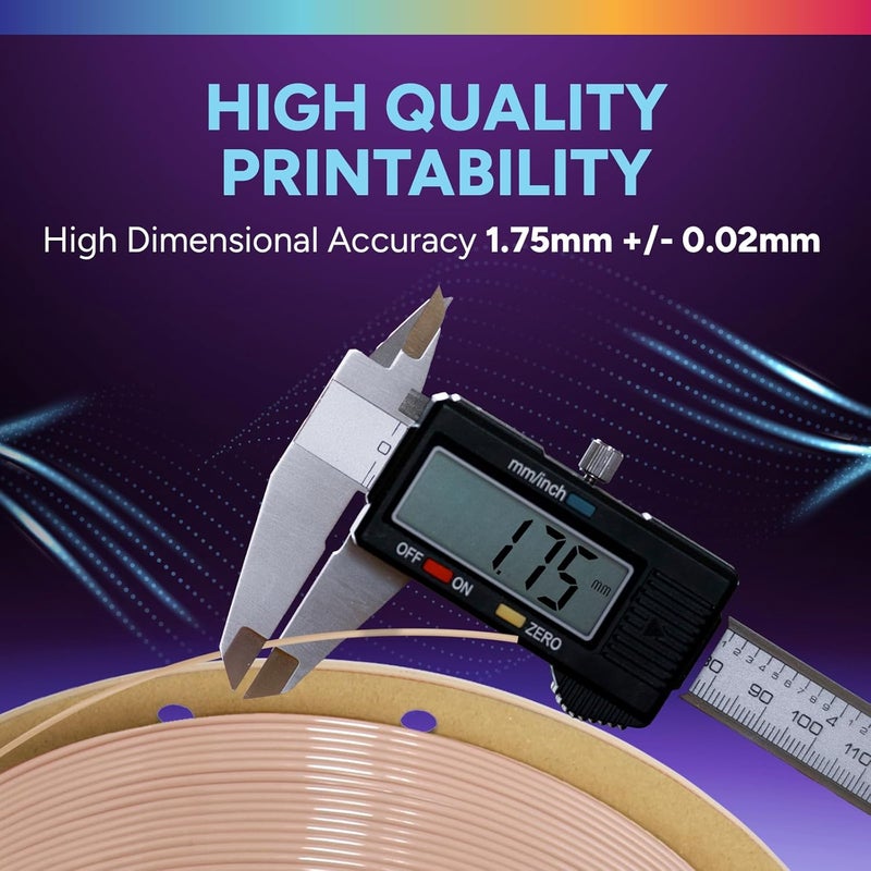 OVERTURE TPU High Speed Filament 1.75mm Flexible Roll, 95A Soft 3D Printer Filament, 1kg Spool (2.2 lbs), Fit Most FDM Printer (HS TPU Pastel Rose) - Image 5